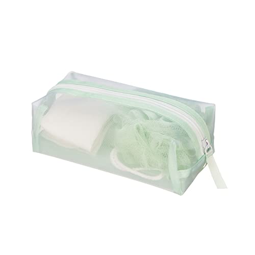 KISMETICS - Travel Essentials 5 Piece Bath Accessory Kit, Bath Accessories with Toiletry Bag, Doop Kit (Aqua)