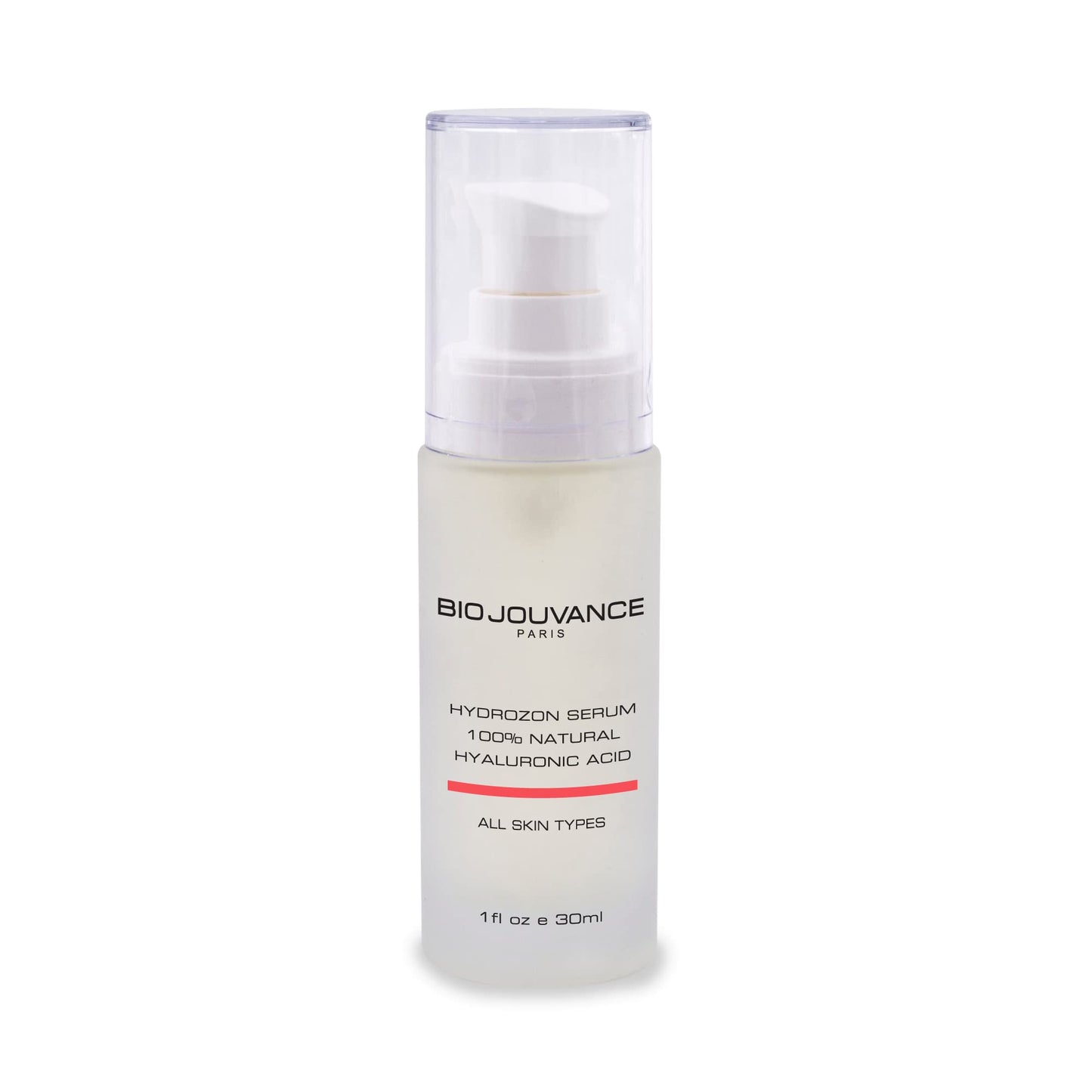 BIO JOUVANCE PARIS - Hyaluronic Acid Serum 1oz / 30ml - Anti-Aging | Hydrating & Moisturizing | Hyaluronic Acid 80% | 100% Plant Base | Daily Facial Skin Care Treatment Regimen | Made in France