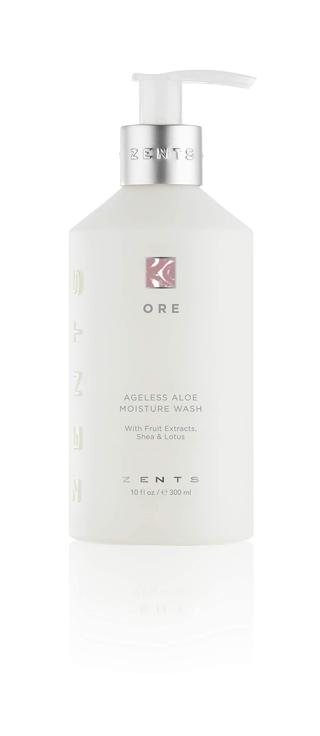 Zents Body Wash and Lotion Set, Ageless Aloe Moisture Body and Hand Wash, Age Defying Probiotic Body and Hand Lotion, Cleanse, Moisturize and Nourish Dry Skin, A Powerful Skin Healing Duo (Ore)