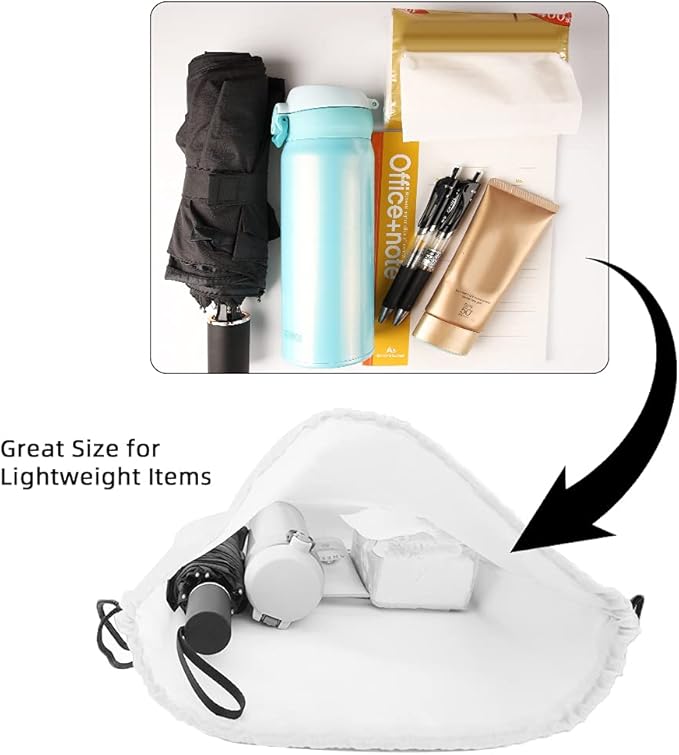 GoodtoU Drawstring Backpack Bulk, 100 Pcs Draw String Bags Cinch Bag Drawstring Gym Bag Sackpack Drawstring Bags for Women Men, White