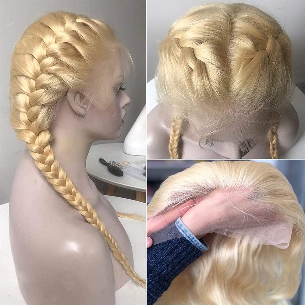 LUMIERE 613 Glueless Wigs Human Hair 13x4 HD Straight Blonde Wig for Black Women 180% Density 613 Frontal Wig with Baby Hair Pre Plucked 22 Inch 613 Wig