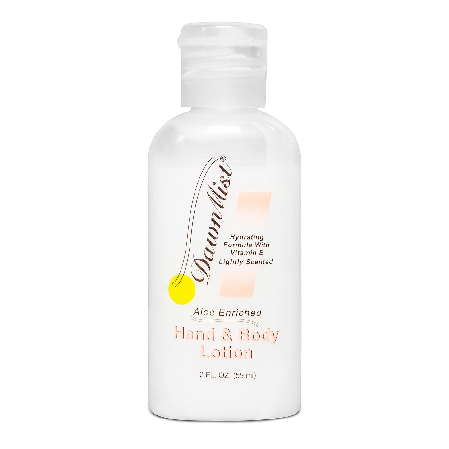 Dukal Dawn Mist Hand and Body Lotion with Dispensing Cap, 2 oz. Bottle (Pack of 144)