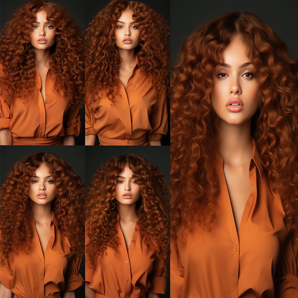 Light Brown Deep Wave Bundles Color 30 Human Hair Bundles #30 Brown Deep Curly Hair Bundles Double Weft Brazilian Remy Hair Extensions Wet and Wavy Silky Soft for Black Women 18 20 22 inch