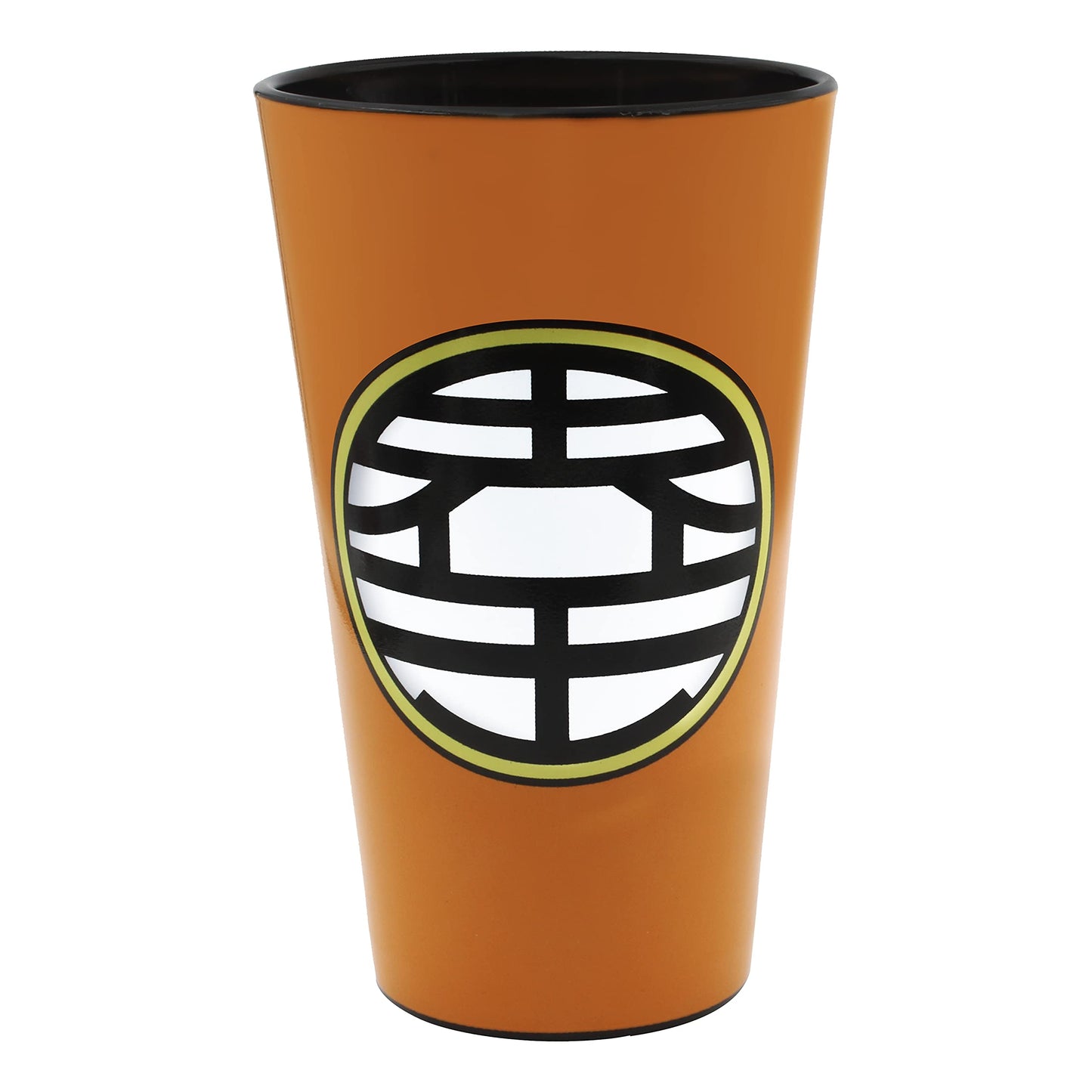 ABYstyle Dragon Ball Z Gift Set Includes 16 Oz Kame Symbol Drinkware Glass, 4 star Dragon Ball Pin & Shenron Hardcover Journal DBZ Merch Anime Manga Gift 3 Pcs