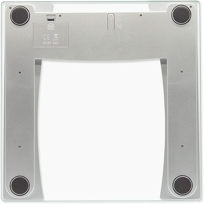 Digital Bathroom Scale, Silver