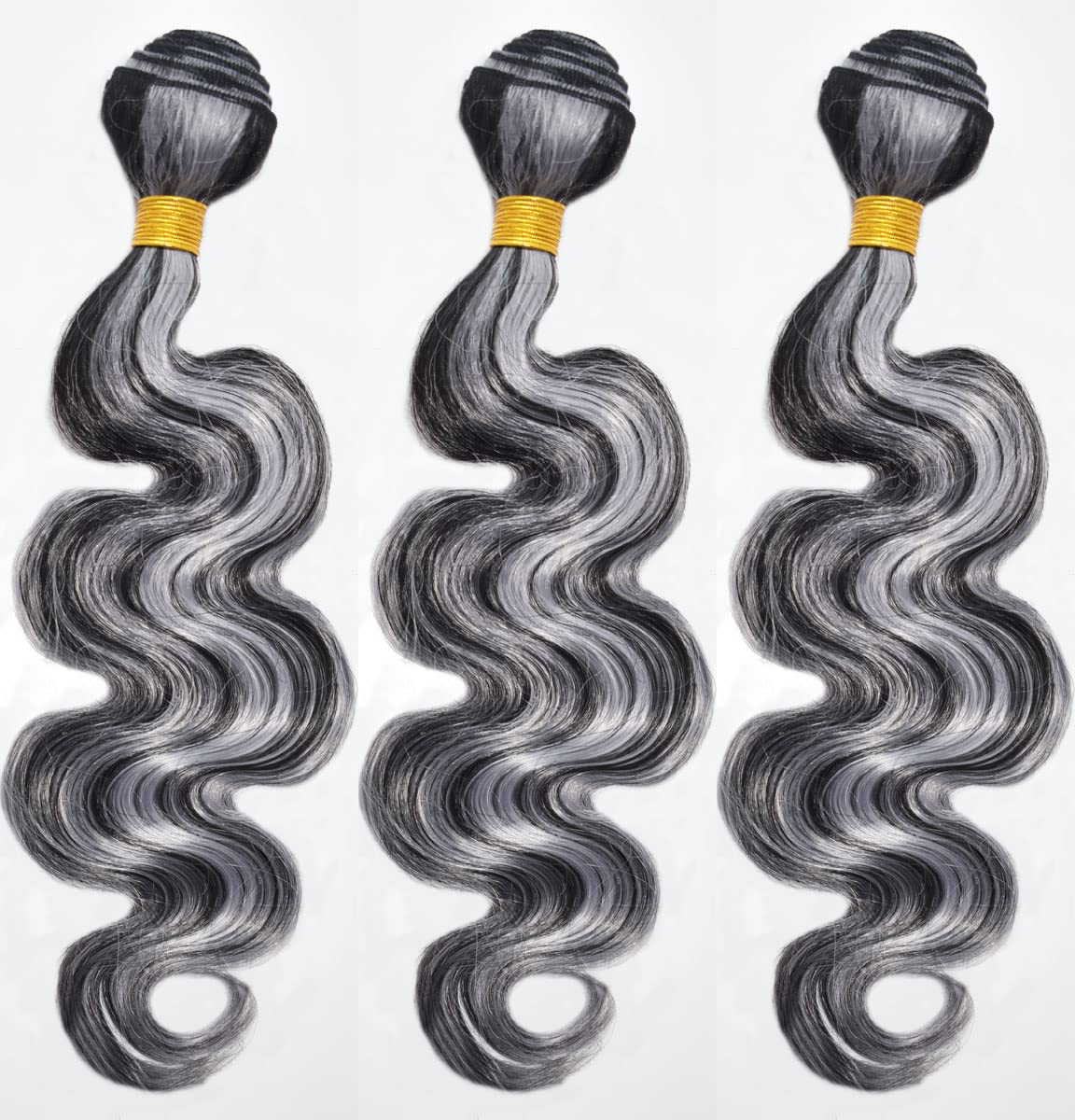 GzorOuzr #1B Body Wave Human Hair Bundles Brazilian Remy Hair Weaves For Women Unprocessed Virgin Hair Grade 8A Hair Bundles 12 Inch