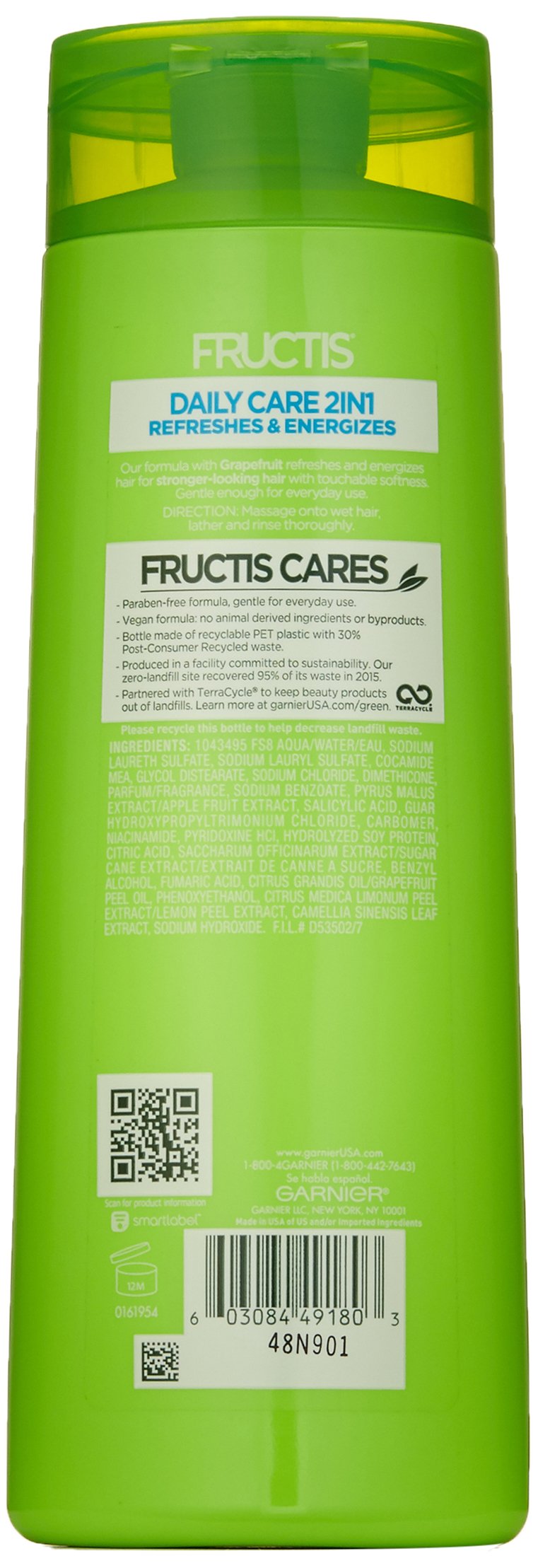 Garnier Hair Care Fructis Daily Care 2-in-1 Shampoo and Conditioner, 12.5Fl Oz