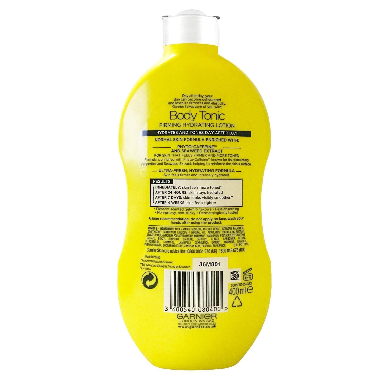 Garnier Body Tonic Firming Hydrating Lotion (400ml)