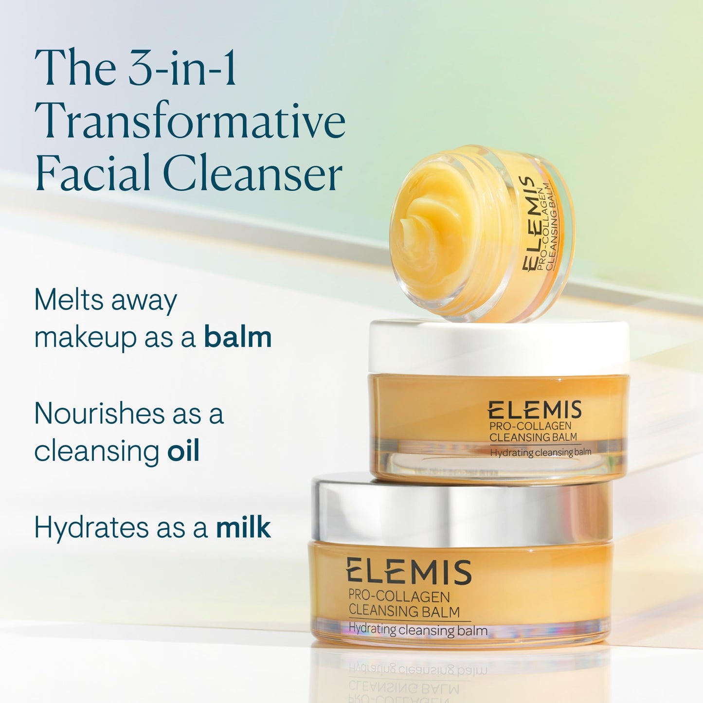 ELEMIS Pro-Collagen Cleansing Balm Makeup Remover, Daily Hydrating Facial Cleanser, Oil Cleanser, Oil Makeup Remover, Deep Cleanse