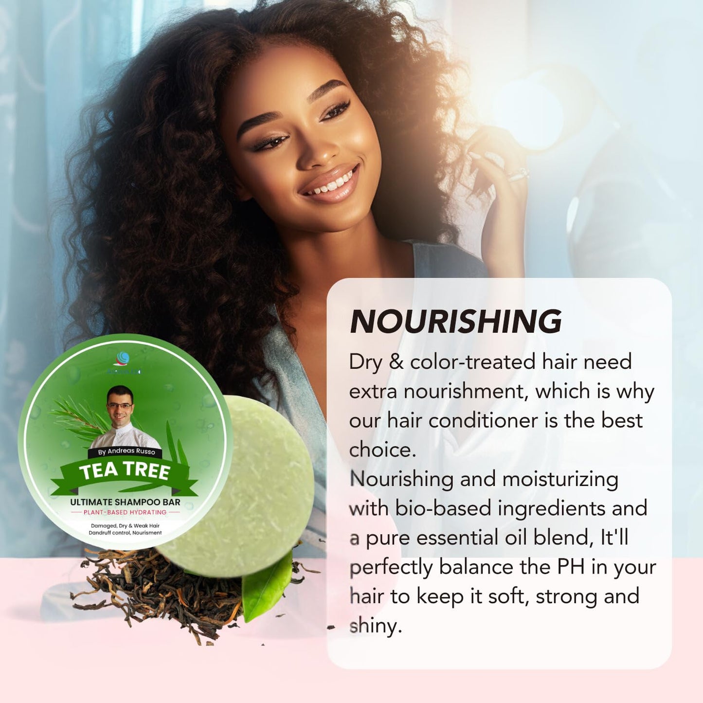 HandMade Shampoo Bar – 2 in 1 Shampoo Bar And Conditioner For Dry Hair, Hair Nourishment, Prevents Spilt Ends With Plant Based Hydrating SLS Free Shampoo Bar (Marshmallow)