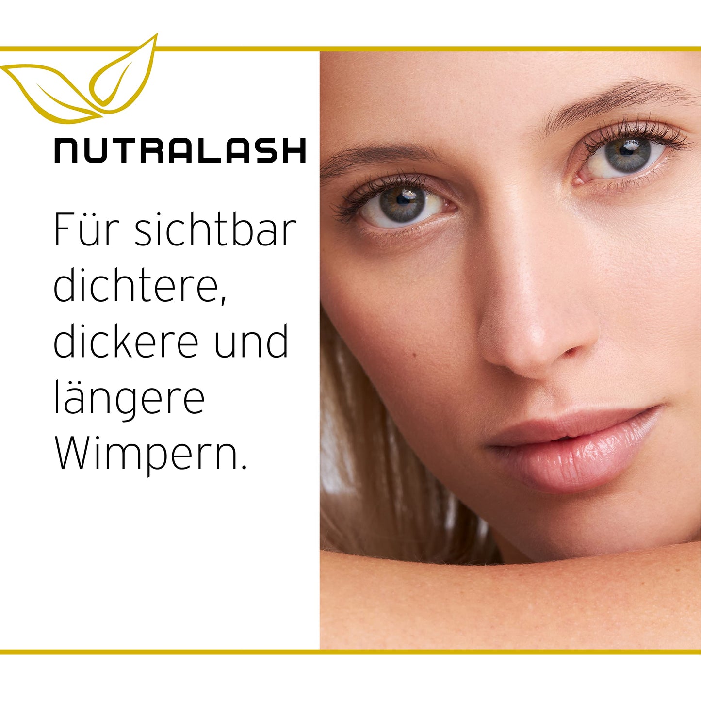 Nuvega Lash Super V - Vegan Eyelash Serum & Eyebrow Serum for Long Eyelashes in just 4-6 Weeks I Lash Serum I Eyelash Growth Serum I Made in Germany I 3ml