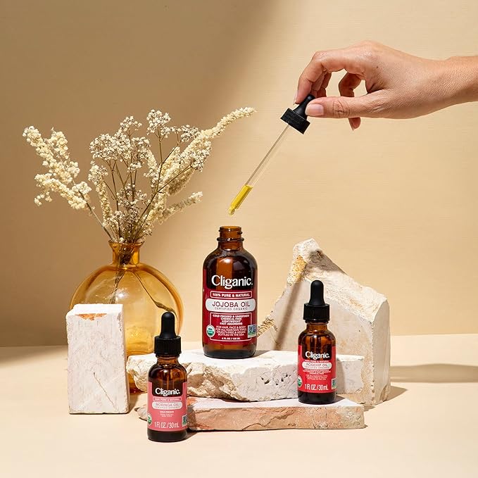 Cliganic Organic Marula Oil, 100% Pure - For Face & Hair | Natural Cold Pressed Unrefined (Packaging May Vary)