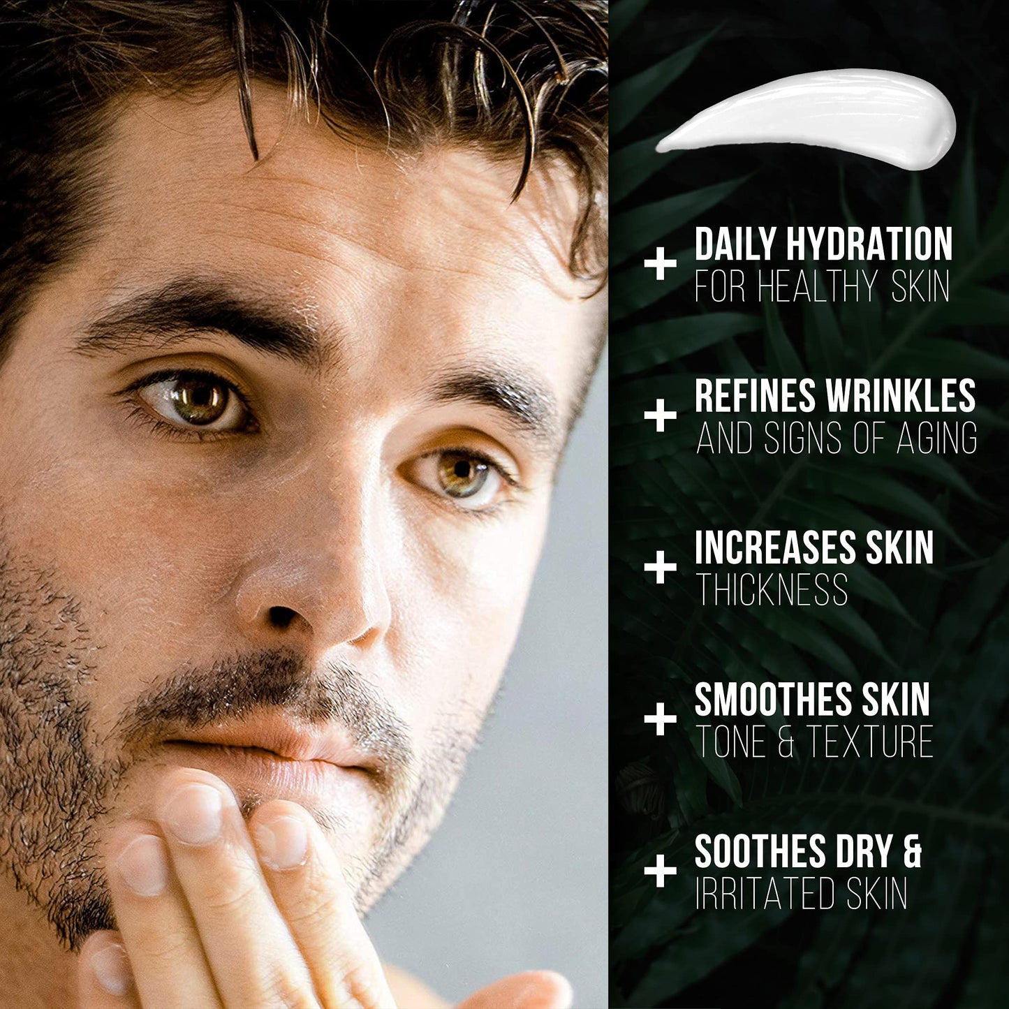 RUGGED & DAPPER Age + Damage Defense Facial Moisturizer and Ronan Cologne for Men