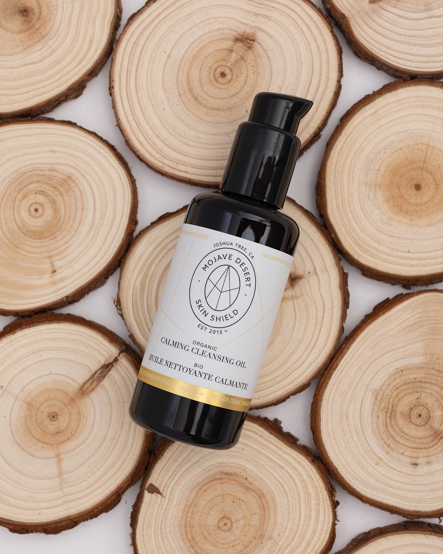 Mojave Desert Skin Shield Organic Calming Cleansing Oil, Deep Cleansing Oil, Facial Cleansing Oil, Cleanses without Clogging Pores, Oil Cleanser, All Skin Types, Non-Irritating