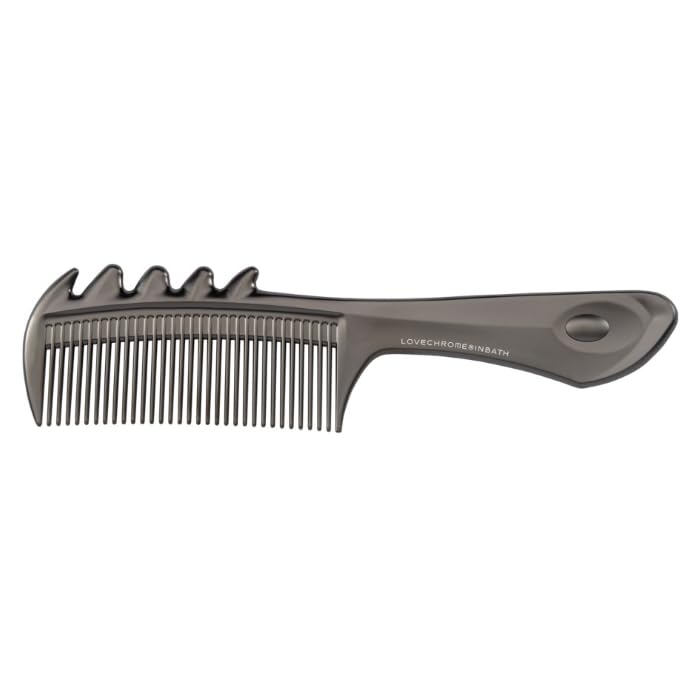 LOVE CHROME INBATH SCALP-GUASHA PREMIUMBLACK/Japanese artisan hair comb