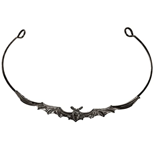 Lurrose Halloween Bat Headband Devil Vampire Headband Black Bat Hair Hoop Bat Wing Costume Gothic Tiara for Masquerade Cosplay