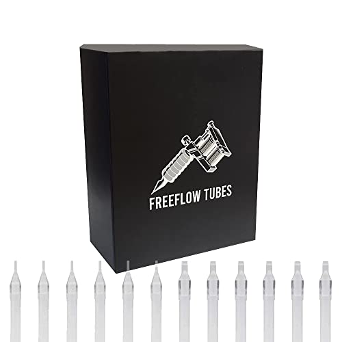 FREEFLOW 9DT Diamond Tip Long Tattoo Tubes Gripless Disposable Sterile