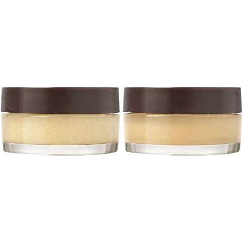 Burt's Bees Overnight Lip Sleeping Mask Stocking Stuffers, Exfoliating Scrub Restores, Hydrates & Smooths Lips to Reduce Fine Lines, Ceramide Infused Formula, Passionfruit + Ultra Conditioning(2-Pack)
