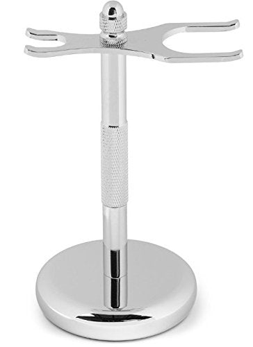 G.B.S Men's Shaving Set- Double Edge Safety Razor MK 38 Made in Soligen Germany, Shaving Brush, Dual Stand, Chrome Shaving Bowl, Natural Shave Soap, Double Edge Safety Razor Blades