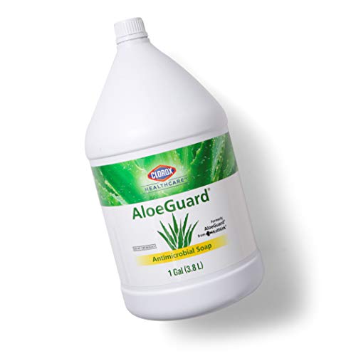 Clorox Healthcare AloeGuard Antimicrobial Soap, 1 Gallon Bottle | Antimicrobial Hand Soap for Healthcare Professionals | Handwashing Soap, Liquid Hand Soap