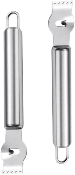 2Pcs Stainless Steel Lemon Zester Grater with Hole Citrus Orange Peeling Tool Fruit Peelers Mandolines and Slicers Graters, Peelers and Slicers