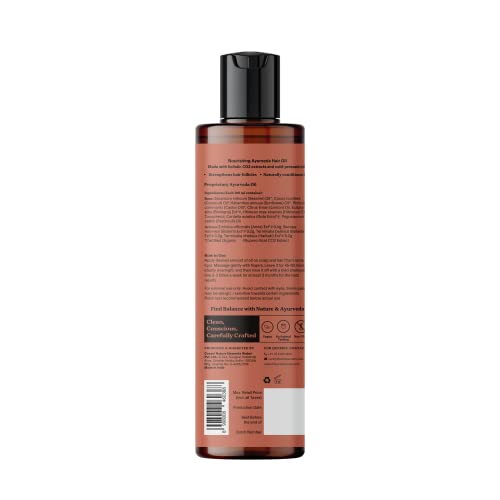 Life & Pursuits Amla Brahmi Oil for Hair and Scalp Nourishment - 3.4 Oz Natural Indian Ayurvedic Blend with Coconut, Castor, Sesame, Triphala, Gotukola for Healthy, Shiny Hair