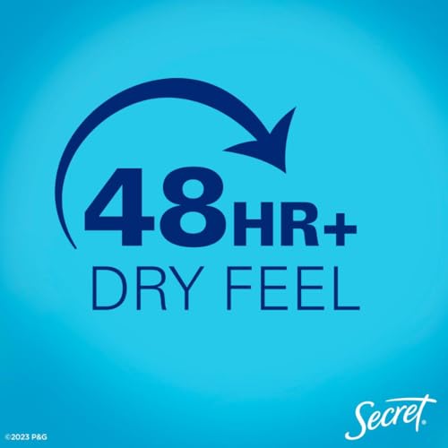 Secret Dry Spray Antiperspirant Deodorant for Women, 48hr Weightless Sweat & Odor Protection, Gentle on Skin, Shower Fresh Scent, 4.1 oz (Pack of 3)