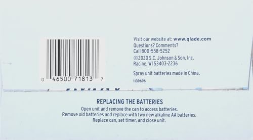 Glade Automatic Spray Refill and Holder Kit, Air Freshener for Home and Bathroom, Clean Linen, 6.2 Oz (Pack of 2)