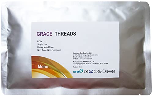 Grace PDO Thread Lift/Face Whole Body/Mono Type 60pcs - 12 Sizes (29G-25mm)