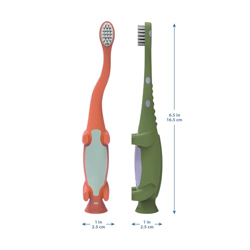 Dr. Brown's Infant-to-Toddler Toothbrush Set, Blue
