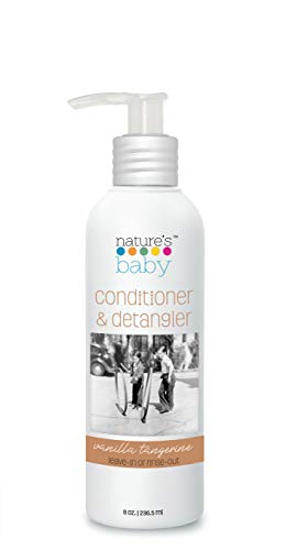 Nature's Baby Shampoo, Face & Body Wash 8 oz - Formulated for Problem and Sensitive Skin, pH Neutral. No Sulfate or Artificial Fragrances - Vanilla Tangerine