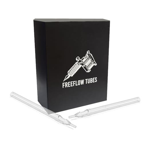 FREEFLOW 9DT Diamond Tip Long Tattoo Tubes Gripless Disposable Sterile