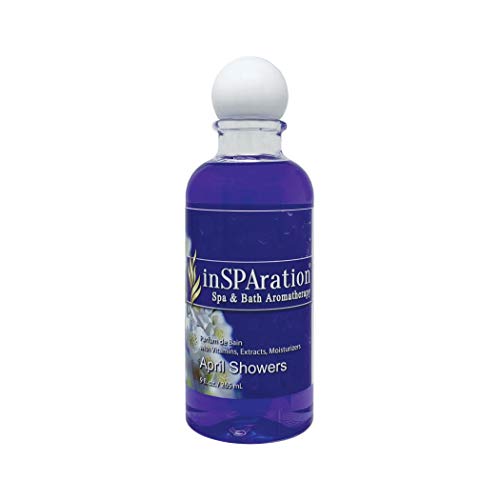 inSPAration Spa and Bath Aromatherapy 374X Spa Liquid, 9-Ounce, Pomegranate