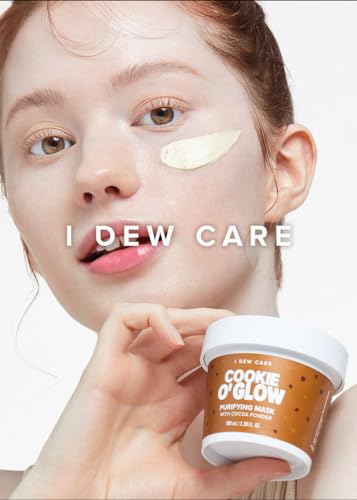 I DEW CARE Wash Off Face Mask Gift Set - How Dough I Look | Face Mask with Headbnad | Hydrating, Purifying for Dry Skin with Cocoa Seed Butter, Gift Set for Women and Girls, 3.38 Oz
