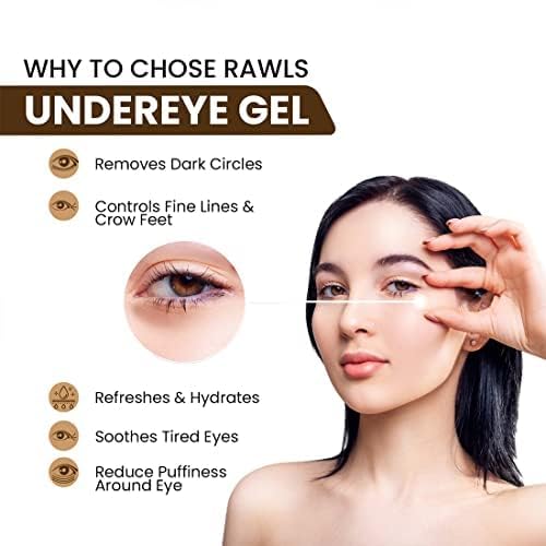 5% Caffeine Eye Serum and Under Eye Roller Cream for Dark Circles and Puffiness, Caffeine Eye Cream with 360° Massage Ball Reduce Wrinkles and Fine Lines-0.5 fl oz