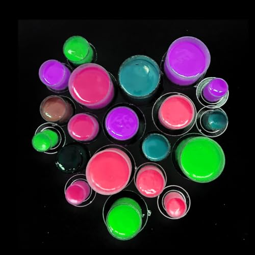 Needlehouse 1000pcs (10 * 8mm) Tattoo Ink Caps Professional Tattoo Ink Cups With Base, Caps Plastic Transparent Pigment Cups Caps Tattoo Supplies (10 * 8mm)