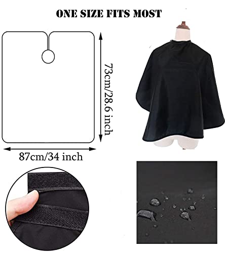ST-BEST-P Hair Color Cape Makeup Haircut Salon Hairdresser Shampoo Capes Cutting Barber Cape for Men,Women,Clients (1 PCS, Pink)