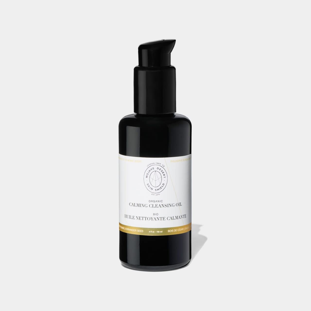 Mojave Desert Skin Shield Organic Calming Cleansing Oil, Deep Cleansing Oil, Facial Cleansing Oil, Cleanses without Clogging Pores, Oil Cleanser, All Skin Types, Non-Irritating