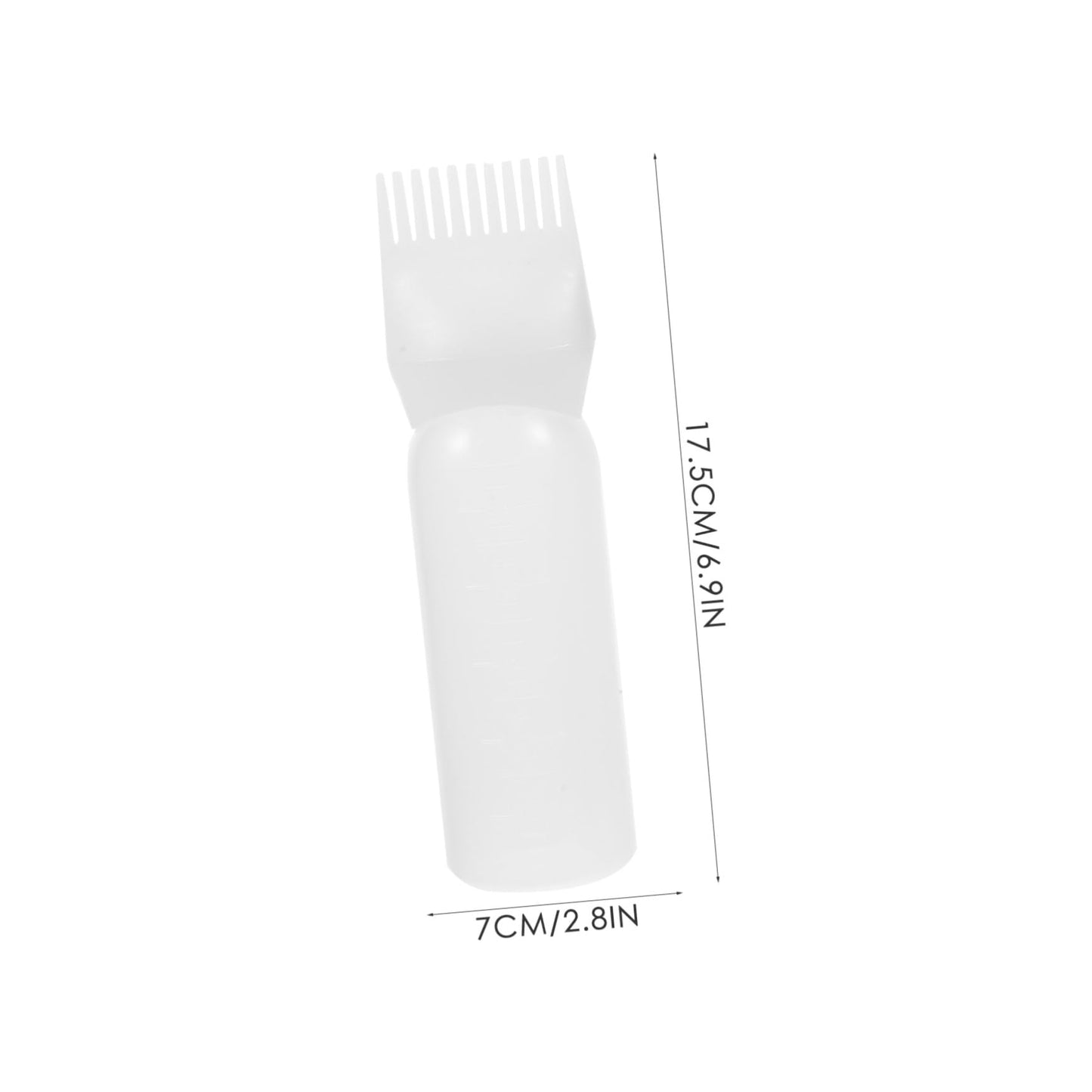 Beatifufu 2pcs Hair Dye Bottle Applicator Hair Scalp Massager Brush Hair Dye Bottle with Comb Hair Oil Bottle Hair Dye Applicator Bottle Comb Applicator Oil Comb Hair Comb Shampoo