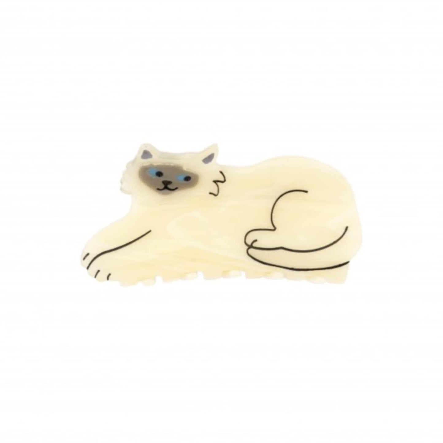 Siamese Cat Claw Clips,Cellulose Acetate Hair Clips,Big Claw Clips for Women