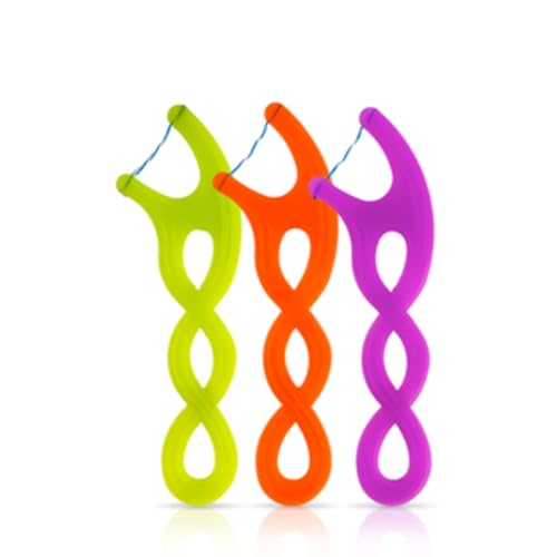 GUM Twistables Kids Flossers with Fluoride - Designed for Little Hands - Three Fun Fruit Flavors - Easy to Use Kids Floss Picks for Children Ages 3+, 90 Count (Pack of 2)