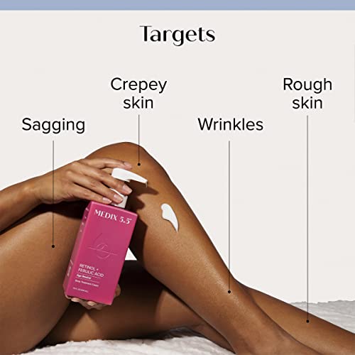 MEDIX 5.5 Vitamin C Cream Face Lotion & Body Lotion Moisturizer | Anti Aging Skin Care Firming & Brightening Cream Diminishes The Look Of Uneven Skin Tone, Age Spots, & Sun Damaged Dry Skin, 15 Fl Oz