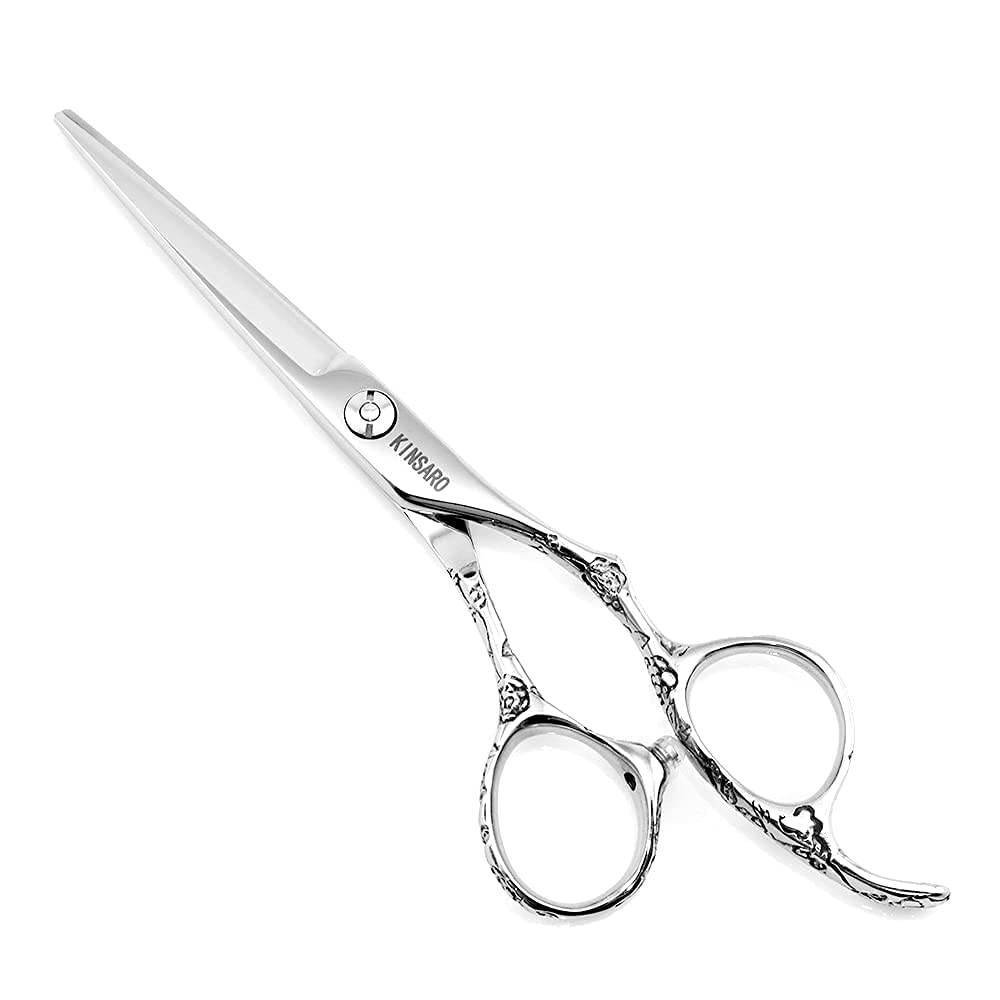 Hair Scissors Set 5.5 Inch Professional Barber Scissors Set Hair Cutting Scissors Hairdresser Scissors Thinning Shears 440C KINSARO