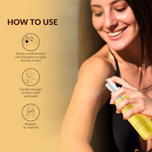 MAJESTIC PURE After Bath Oil - 100% Pure & Natural | Repair Dry, Damaged Skin | Moisturizing Skin, Hair and Scalp | Infused with Jojoba Oil & Vitamin E | 6.7 Fl Oz