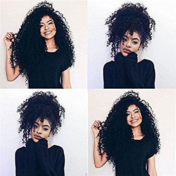 Mongolian Kinky Curly Clip In Human Hair Extensions Virgin Hair Afro Kinky Curly Clip in Hair Extensions Natural 3B 3C Kinky Curly Clip Ins 7 pcs/lot 120gram/set Clip On Extensions (18 inches)
