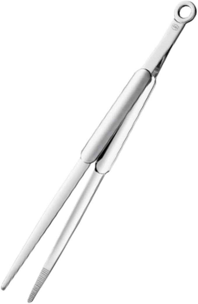 Rosle 12925 Stainless Steel Fine Tipped Needle-Nose Pliers Cooking Tongs