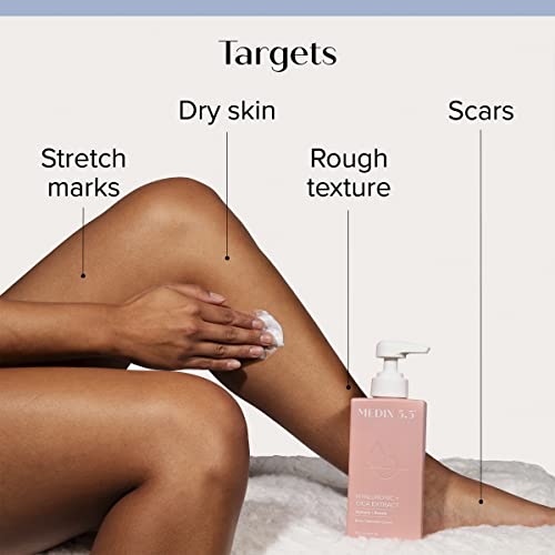 MEDIX 10% Glycolic Acid + Lactic Acid Leave-On Exfoliating Skin Care Body Gel | AHA Exfoliant Body & Face Serum Refines + Softens Dry Dead Skin, Uneven Skin Tone, KP Bumps, & Wrinkles, 1.7 Fl Oz