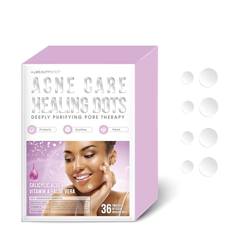 My Beauty Spot Cute Pimple Patches Dog Shaped Acne Patches for Face 40 Pcs with Salicylic Acid, Vitamin A and Aloe Vera – Dog Shaped Pimple Patches for Face Acne Spot Treatment
