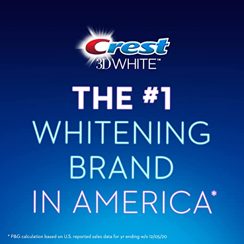 Crest 3D White Brilliance Hydrogen Peroxide Toothpaste with Fluoride, 3 oz (Pack of 8, 24 Count Total)
