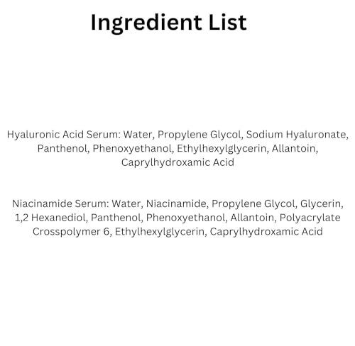 Hyaluronic Acid Serum 2 fl oz, Made From Pure Hyaluronic Acid, Anti Aging, Anti Wrinkle, Ultra-Hydrating Moisturizer That Reduces Dry Skin Manufactured In USA